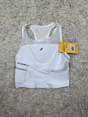 Storelli BodyShield Womens Crop Top Size M White NWT Padded Soccer Goalkeeper
